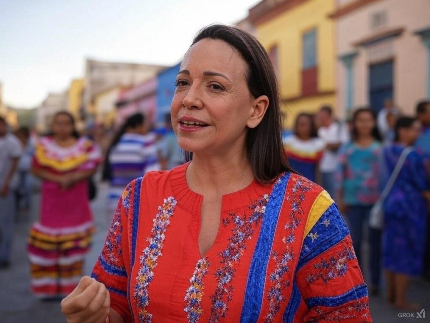 Marina Corina Machado reaparece en Chacao en medio de la crisis política venezolana