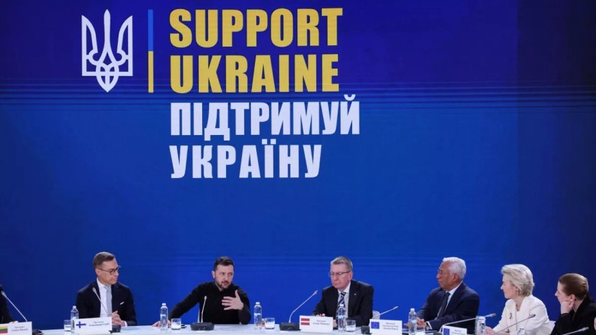 European leaders reaffirm military and financial support for Ukraine