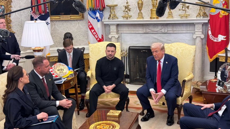 Tensiones en la reunión Trump-Zelensky tras la intervención de JD Vance