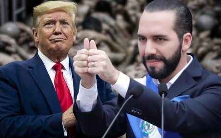 Trump envía miembros del Tren de Aragua a la megacárcel de Bukele en El Salvador