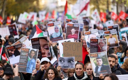 Civiles palestinos protagonizan protestas masivas contra Hamas en el norte de Gaza