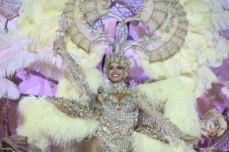 Coral Gutiérrez é a Rainha do Carnaval de Las Palmas de Gran Canaria 2025