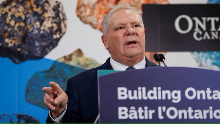 Doug Ford amenaza con cortar la electricidad en Estados Unidos en respuesta a los aranceles comerciales