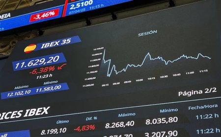 Ibex despenca: perde mais de 88 bilhões de euros em três dias, superando a ajuda solicitada aos fundos europeus.