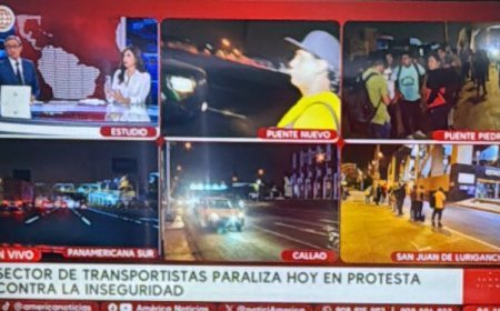 Caos em Puente Piedra: Trabalhadores do transporte obrigam passageiros a abandonar veículos durante protesto