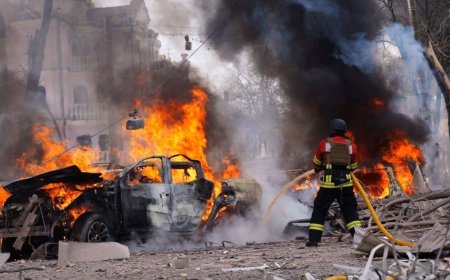Russian cluster missile attack leaves one dead and more than 70 injured in Kharkiv