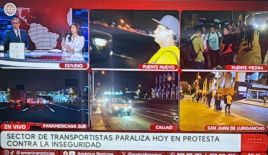 Caos em Puente Piedra: Trabalhadores do transporte obrigam passageiros a abandonar veículos durante protesto