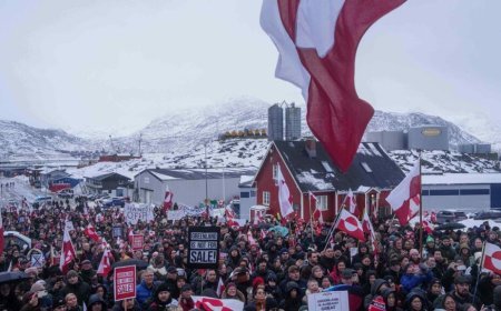 Thousands Rally in Greenland’s Capital Against U.S. Push to Acquire the Island