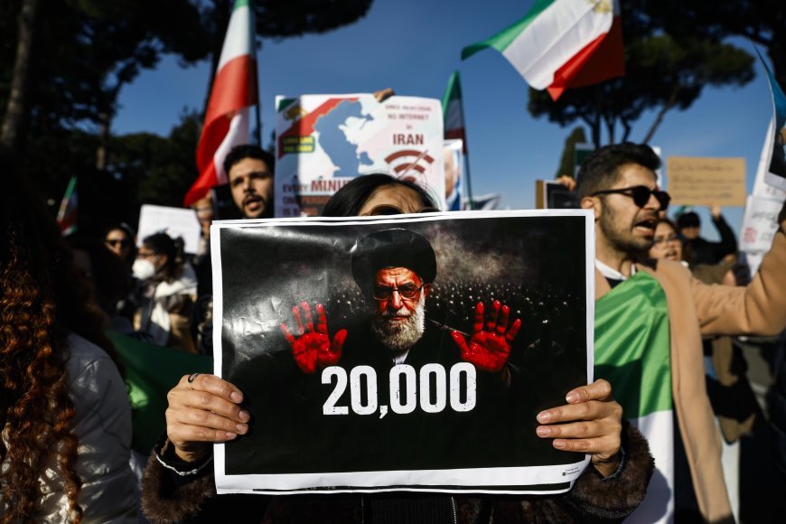 Images show Iranian security forces opening fire on protesters in Tehran
