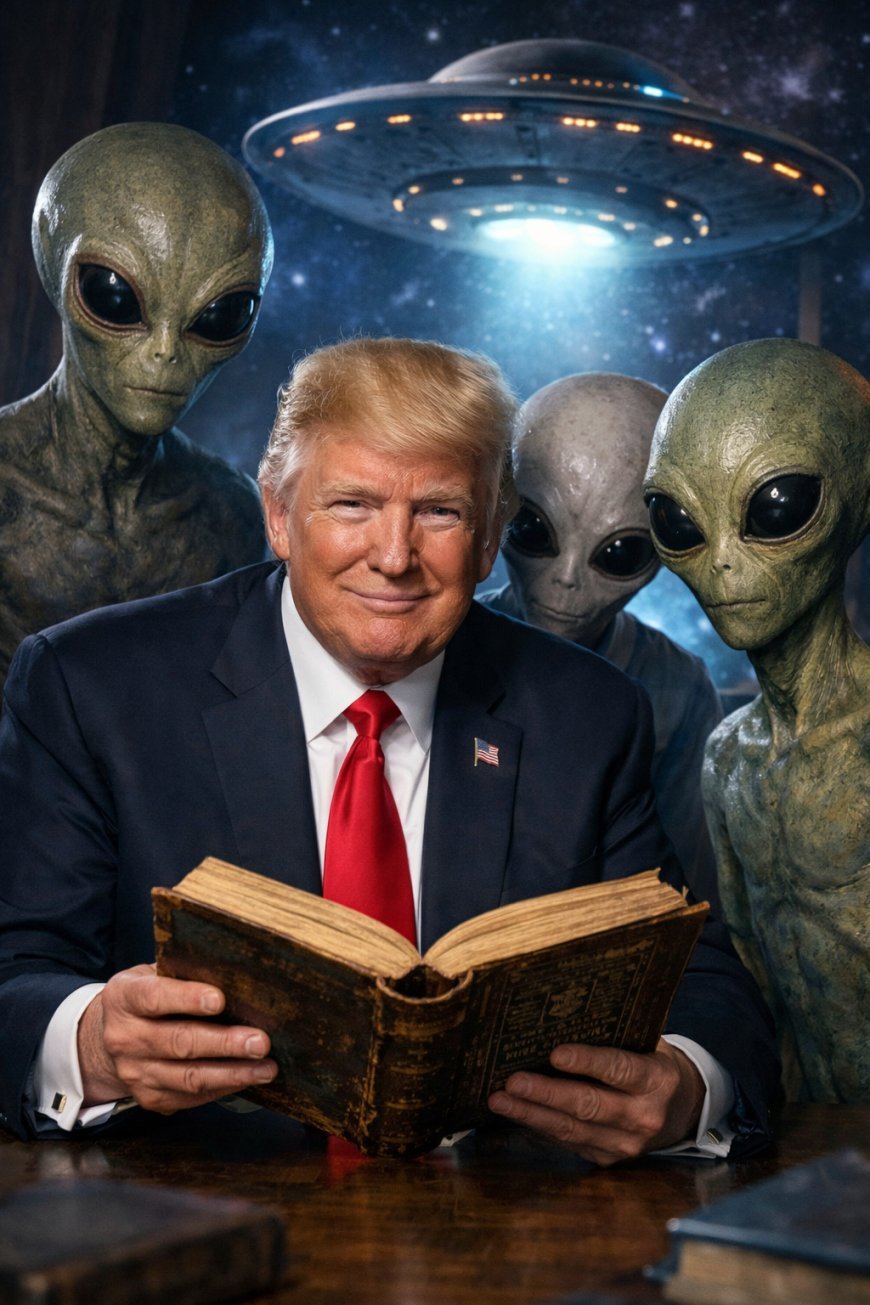 Trump Announces Extraterrestrials Are Real and Promises to Release Secret Files