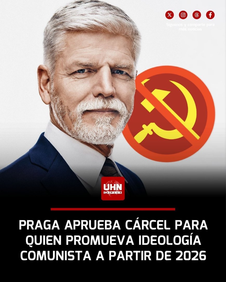 República Checa aprueba enmienda histórica: hasta 5 años de prisión por promover la ideología comunista, equiparada a la glorificación nazi