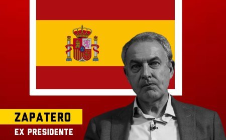 El expresidente del Gobierno español José Luis Rodríguez Zapatero, acusado de organización criminal, tráfico de influencias y falsificación de documentos