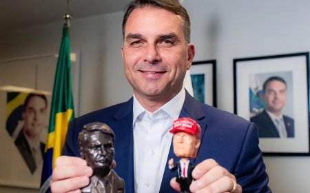 Flávio Bolsonaro: “Com uma única viagem aos EUA fizemos mais pelo Brasil e pela segurança dos brasileiros do que PT e Lula em 17 anos”