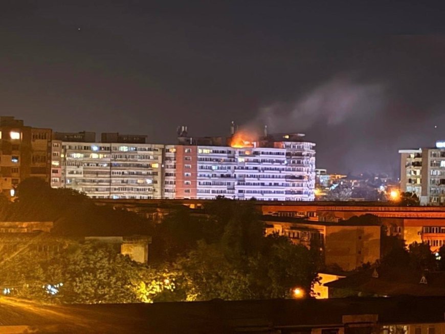 Russian drone invades Romanian airspace and crashes into residential building in Galați; explosion causes fire and injuries