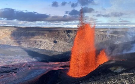 Mount Kilauea Erupts on the Island of Hawaii