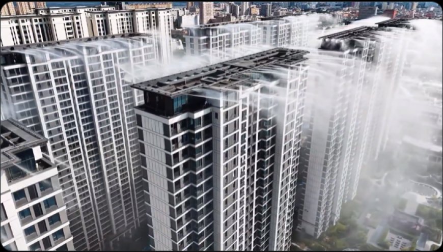 China innovates with mist cooling system in Shanxi: reduces surface temperature by 5-8°C in minutes