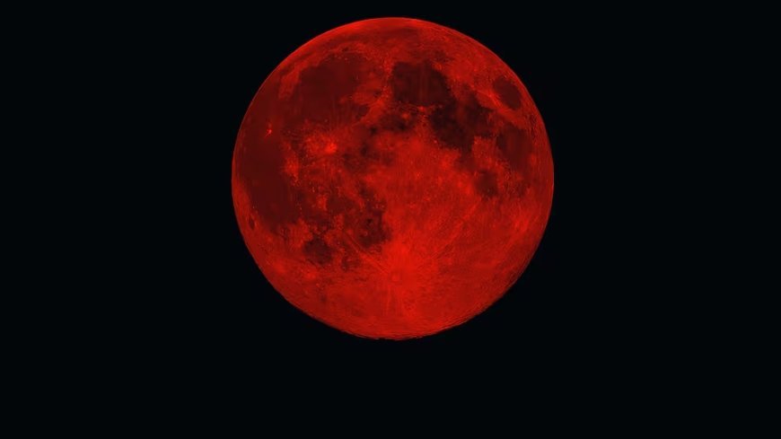 The partial lunar eclipse in pictures: almost 96% of the disk was in shadow